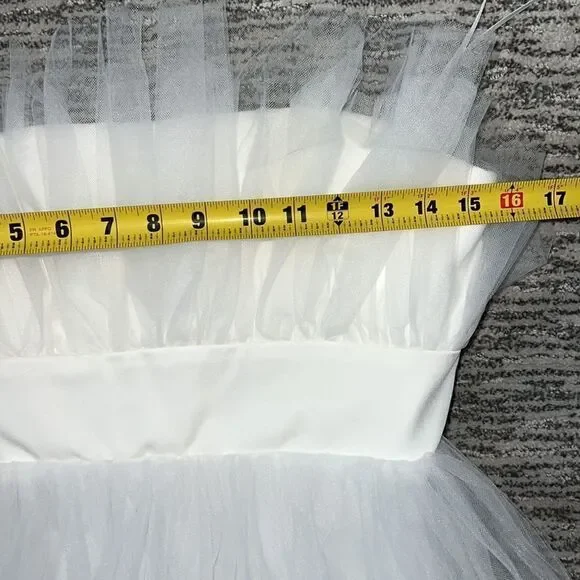 NWT Katie May ELLE Strapless Mini Dress IVORY Medium Revolve - Picture 9 of 14